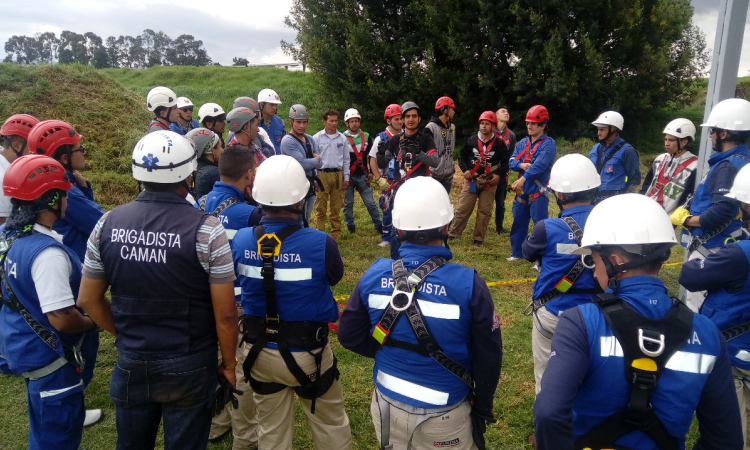 Segundo encuentro de brigadistas de emergencia, seguridad industrial y rescate en el CAMAN 