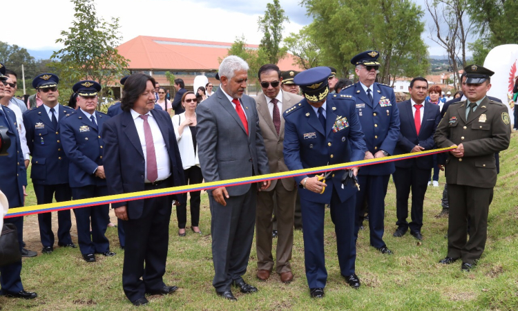 Fuerza Aérea Colombiana inauguró parque aeronáutico en Villa de Leyva