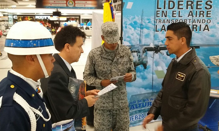 Semana patria en centro comercial de Bogotá