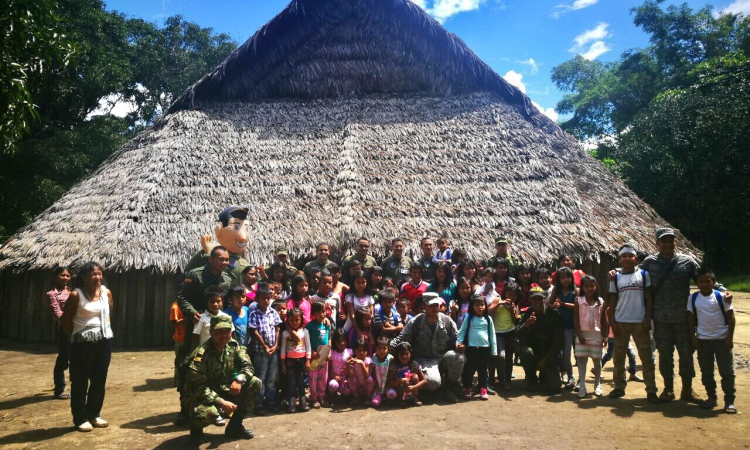 CACOM 6 participa en Jornada Interagencial en Araracuara, Caquetá 