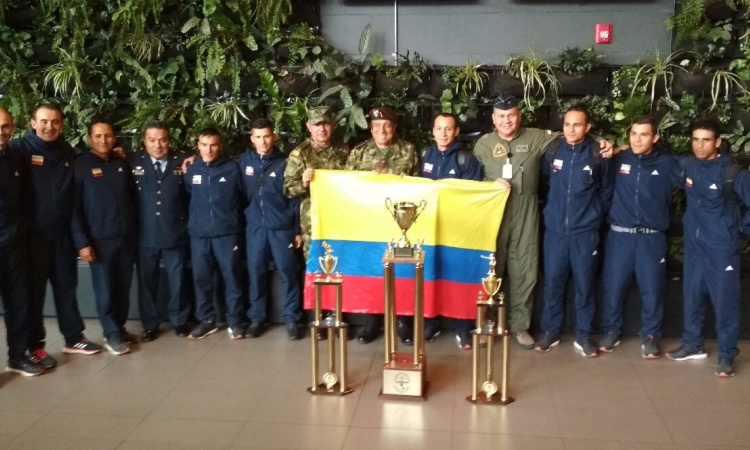 Colombia obtiene el título de subcampeón en las olimpiadas militares de Fuerzas Comando en Paraguay