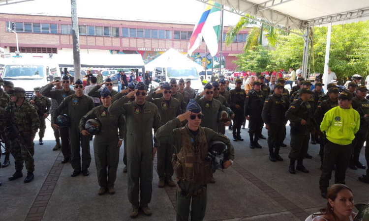 Desde el aire la Fuerza Aérea refuerza la seguridad en el Valle del Cauca