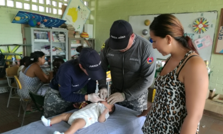 Fuerza Aérea llevará Jornada de Apoyo al Desarrollo a los habitantes de la vereda de Purnio, Caldas