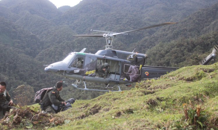 Fuerzas Militares y de Policía neutralizan explotación minera en el Tolima