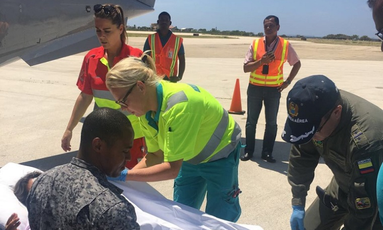 Fuerza Aérea Colombiana traspasa fronteras para salvar vidas