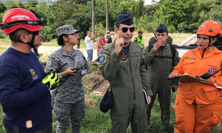 Fuerza Aérea se vincula al sexto Simulacro Nacional de Respuesta a Emergencias en Tolima 