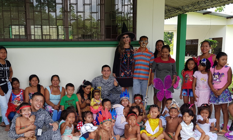 El Grupo Aéreo del Amazonas celebra el día de los niños en los centros de desarrollo infantil “CDI”