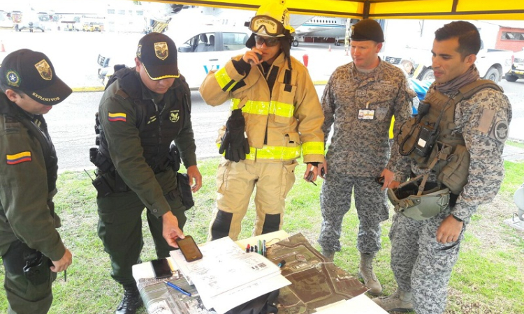 Simulacro de interferencia ilícita de aeronaves en CATAM