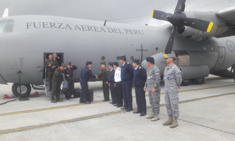 Fuerza Aérea del Perú visita Colombia 