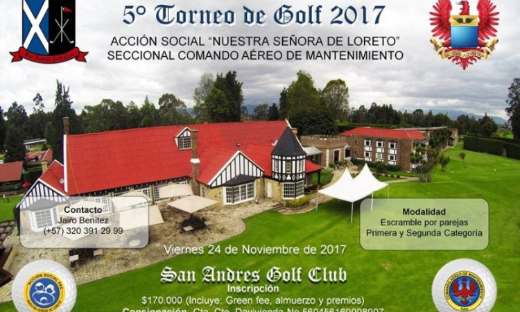 V Torneo de golf Acción social Nuestra Señora de Loreto - CAMAN