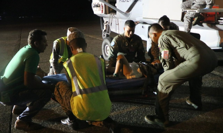 Fuerza Aérea Colombiana realiza misión humanitaria desde Casanare hasta el Meta