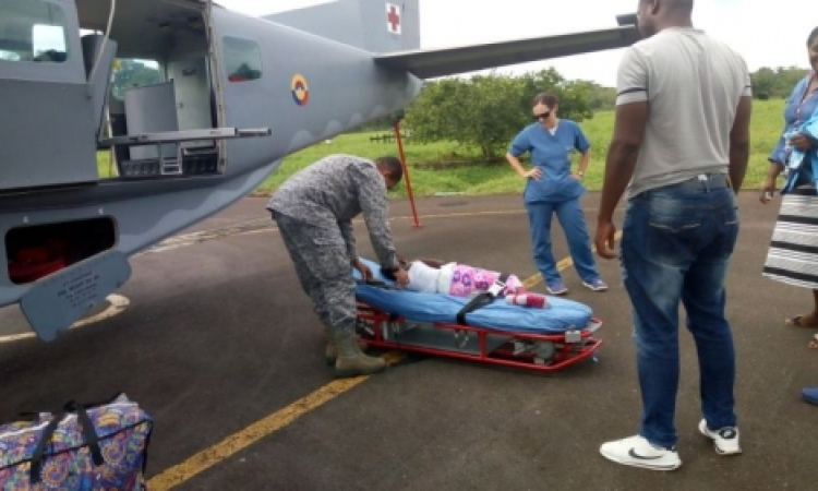 Menor de edad en delicado estado de salud, fue evacuada por la Fuerza Aérea