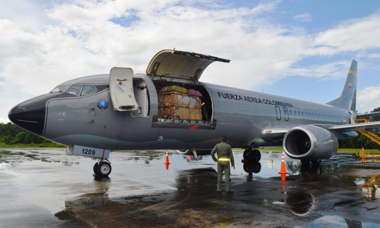 Fuerza Aérea transporta material reciclable para limpiar el pulmón del mundo