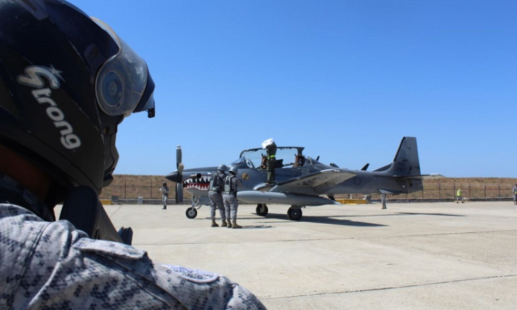 Se realizó con éxito el tercer ejercicio de interdicción aérea durante Caribe VII