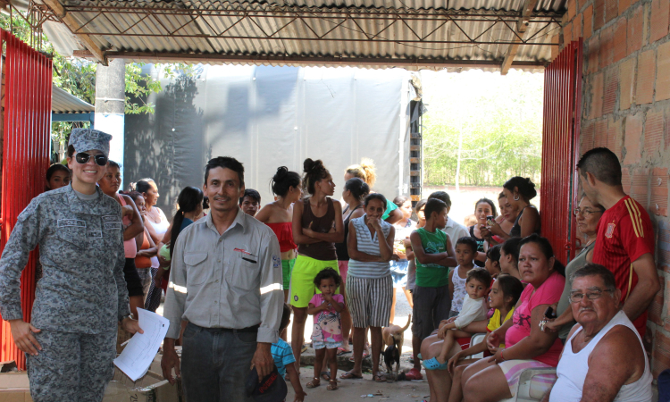 GACAS realizó donaciones al barrio la Esmeralda en Yopal