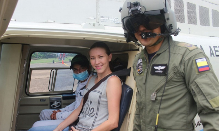 La Fuerza Aérea Colombiana es la esperanza para un niño en Villarrica, Tolima