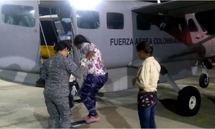 Fuerza Aérea Colombiana realiza traslado aeromédico en Caquetá