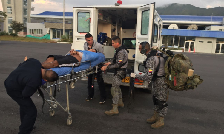 Fuerza Aérea realiza evacuaciones y traslados aeromédicos en apoyo a la Fuerza de Tarea Hércules en Tumaco, Nariño.