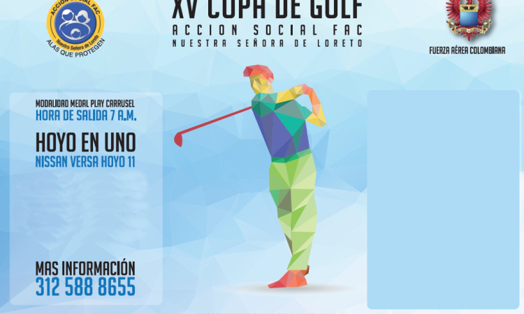 Se acerca la Copa de Golf de la Acción Social de la Fuerza Aérea Colombiana