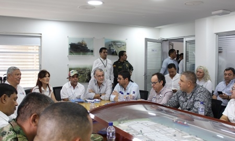 La Fuerza Aérea participó del consejo de seguridad del departamento del Magdalena