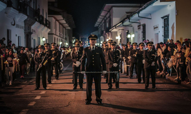 Fuerza Aérea Colombiana acompañó la Semana Mayor en Popayán.