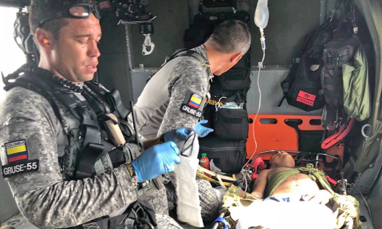 Desde Valdivia es evacuado un soldado profesional afectado por artefacto explosivo