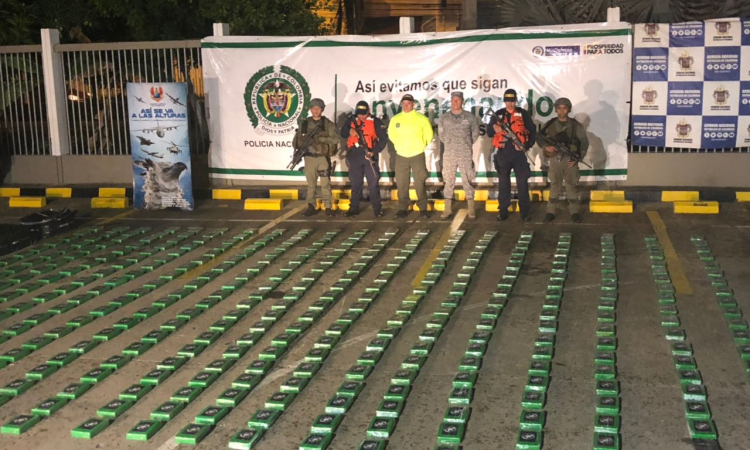 Caleta con 468 Kilogramos de cocaína es hallada en una isla del departamento de Bolívar 