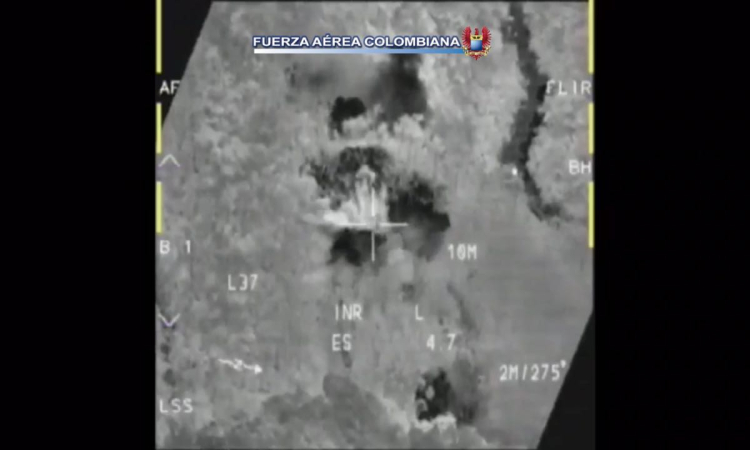 Exitosa operación de bombardeo aéreo contra Gao Residual de las FARC en Arauca