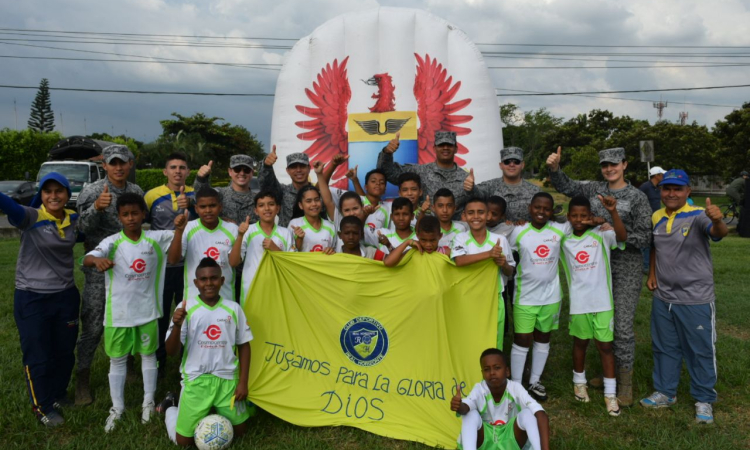 Con gran emoción se vivió el Torneo "Copa Soñadores" en la Base Aérea Marco Fidel Suárez