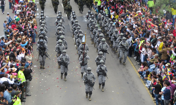 La Fuerza Aérea Colombiana se prepara para el gran Desfile Militar y Policial del 20 de Julio
