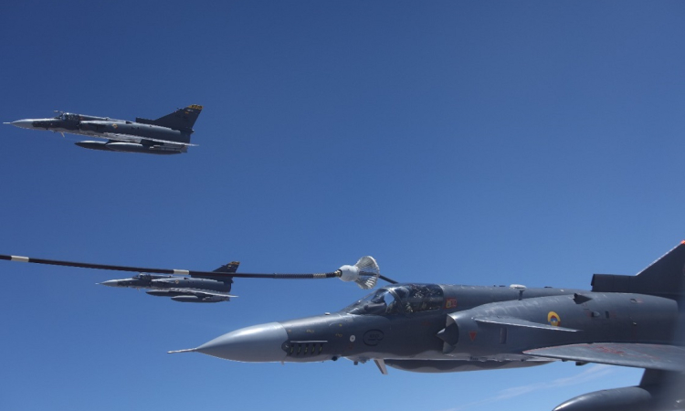 Aviones Kfir, KC767, A10 y F16 forman parte del ejercicio “Relámpago 3” que adelantan las Fuerzas Aéreas de Estados Unidos y Colombia