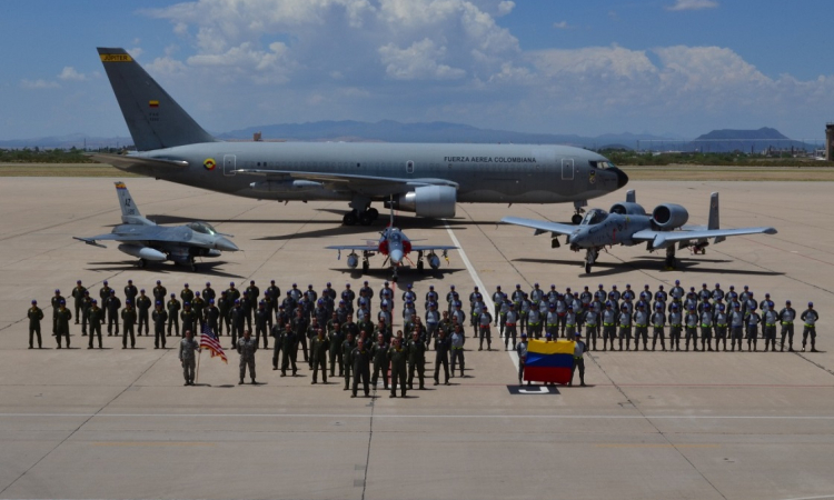 Culmina ejercicio binacional  Relámpago 3 entre las Fuerzas Aéreas de Colombia y Estados Unidos 