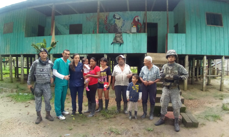 El CACOM 6 llevó atención médica al área rural del municipio de Solano en el Caquetá
