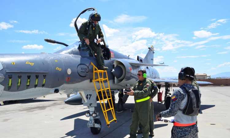 Fuerza Aérea Colombiana cumple primer vuelo en Nellis previo a Red Flag 2018 