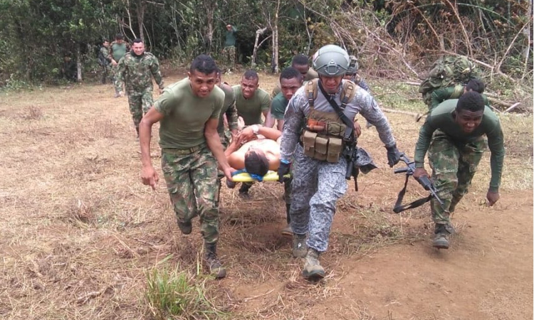 Fuerza Aérea Colombiana realiza evacuación aeromédica de soldado en Tumaco, Nariño