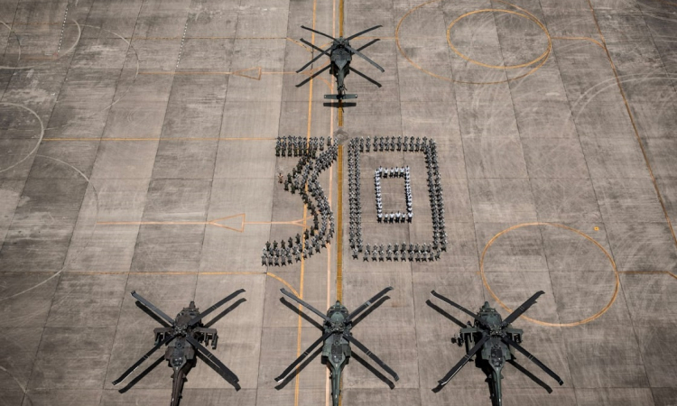 Fuerza Aérea conmemorará los 30 años del Black Hawk en Colombia en la casa de los