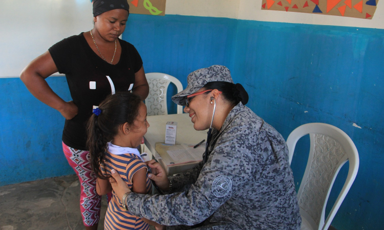 Fuerza Aérea Colombiana abriendo espacios de integración con niños de Soledad, Atlántico