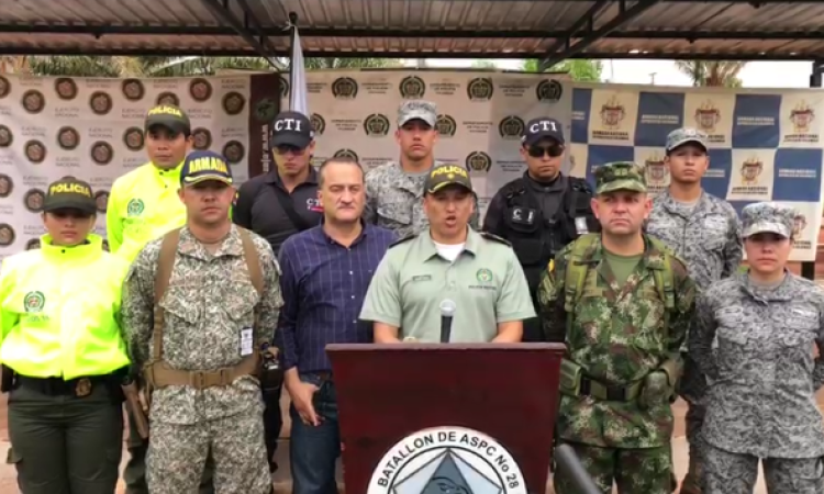 Fuerzas Militares y Policía Nacional lograron la captura de 14 integrantes de la banda criminal “Los Camaleones” en Puerto Carreño, Vichada