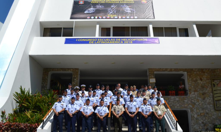 Primer Congreso Internacional de las Escuelas de Helicópteros de las Américas liderado por la Fuerza Aérea Colombiana