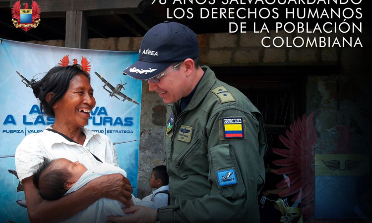 Fuerza Aérea Colombiana conmemora el Día Nacional de los Derechos Humanos