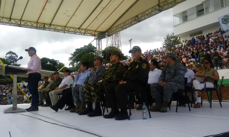 Base Aérea de Palanquero presente en ceremonia de inauguración de la Fuerza de Despliegue Rápido No. 3 en el Catatumbo