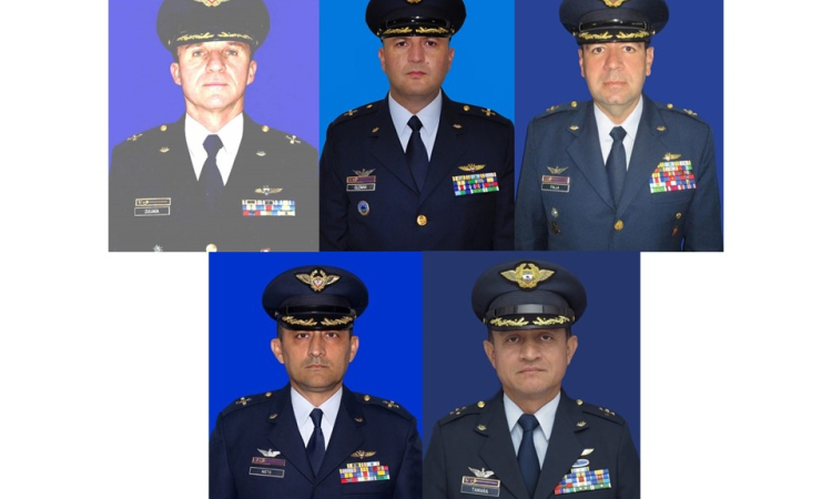 Fuerza Aérea Colombiana selecciona a cinco Coroneles que adelantarán el Curso de Altos Estudios Militares