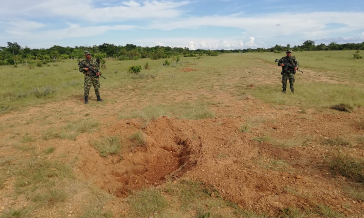 Fuerza Aérea Colombiana y el Ejército Nacional destruyen pistas al servicio del narcotráfico en Sucre