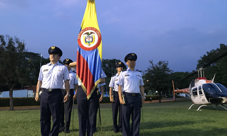 CACOM 4 realizó ceremonia militar en homenaje a los 99 años de la Fuerza Aérea Colombiana