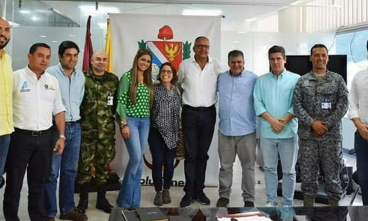 Fuerza Aérea Colombiana, asistió a la reunión con la Comisión de Paz del Orden Nacional, en la gobernación del Tolima