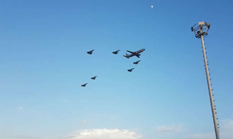 Fuerza Aérea Colombiana realiza ensayos de revista aérea sobre Barranquilla