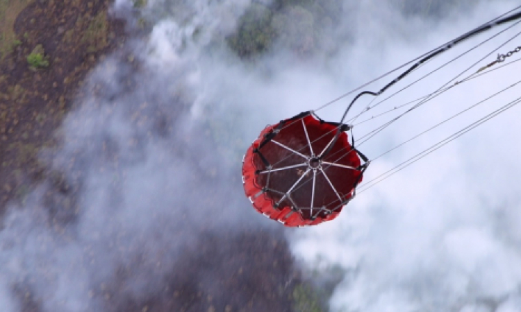 Incendio forestal en el Meta es atendido por la Fuerza Aérea Colombiana 