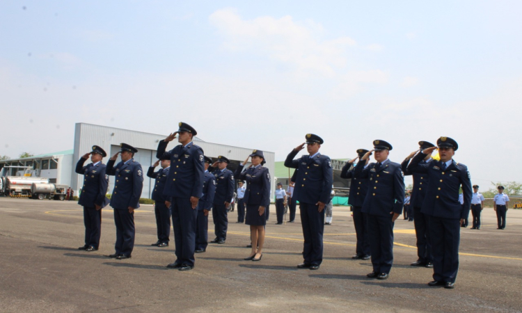 Suboficiales ascendieron en el Grupo Aéreo del Casanare