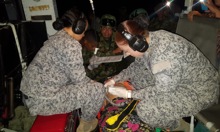 Fuerzas Militares auxiliaron menor de edad embarazada en el Caquetá