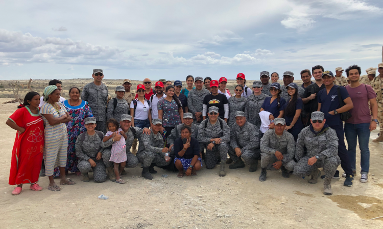 Fuerza Aérea Colombiana y Ejército trabajan de la mano por los indígenas de Bahía Portete